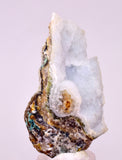 6.2cms DRUZY CHRYSOCOLLA QUARTZ CRYSTAL LILY MINE PERU 2000 YEAR DB356
