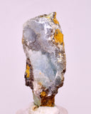 4.8cms DRUZY CHRYSOCOLLA QUARTZ CRYSTAL LILY MINE PERU 2000 YEAR DB357