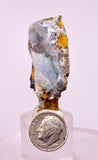 4.8cms DRUZY CHRYSOCOLLA QUARTZ CRYSTAL LILY MINE PERU 2000 YEAR DB357