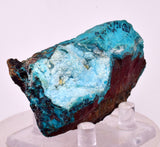6.6cms DRUZY CHRYSOCOLLA QUARTZ CRYSTAL LILY MINE PERU 2000 YEAR DB358