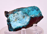 6.6cms DRUZY CHRYSOCOLLA QUARTZ CRYSTAL LILY MINE PERU 2000 YEAR DB358