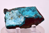 6.6cms DRUZY CHRYSOCOLLA QUARTZ CRYSTAL LILY MINE PERU 2000 YEAR DB358
