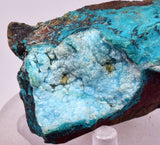6.6cms DRUZY CHRYSOCOLLA QUARTZ CRYSTAL LILY MINE PERU 2000 YEAR DB358