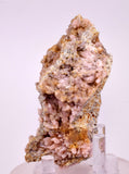 9.2cms ROSE DRUZY QUARTZ BRIGHT CRYSTALS BOTRYOIDAL PERU NEW FIND QB213