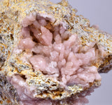 9.2cms ROSE DRUZY QUARTZ BRIGHT CRYSTALS BOTRYOIDAL PERU NEW FIND QB213