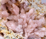 9.2cms ROSE DRUZY QUARTZ BRIGHT CRYSTALS BOTRYOIDAL PERU NEW FIND QB213
