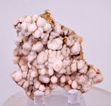6.6cms ROSE DRUZY QUARTZ BRIGHT CRYSTALS BOTRYOIDAL PERU NEW FIND QB214