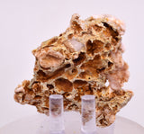 6.6cms ROSE DRUZY QUARTZ BRIGHT CRYSTALS BOTRYOIDAL PERU NEW FIND QB214