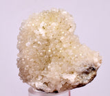 5.8cm CALCITE CRYSTALS ON QUARTZ MINERAL SPECIMEN GB79