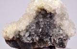5.8cm CALCITE CRYSTALS ON QUARTZ MINERAL SPECIMEN GB79