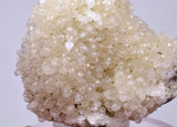 5.8cm CALCITE CRYSTALS ON QUARTZ MINERAL SPECIMEN GB79