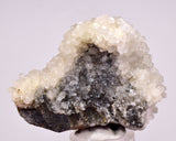 5.8cm CALCITE CRYSTALS ON QUARTZ MINERAL SPECIMEN GB79
