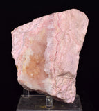 12cms RHODOCHROSITE QUARTZ CRYSTALS PERU  MINERAL SPECIMEN RB696