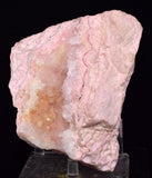 12cms RHODOCHROSITE QUARTZ CRYSTALS PERU  MINERAL SPECIMEN RB696