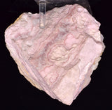 12cms RHODOCHROSITE QUARTZ CRYSTALS PERU  MINERAL SPECIMEN RB696