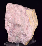 12cms RHODOCHROSITE QUARTZ CRYSTALS PERU  MINERAL SPECIMEN RB696