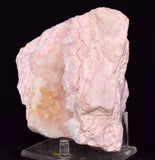 12cms RHODOCHROSITE QUARTZ CRYSTALS PERU  MINERAL SPECIMEN RB696