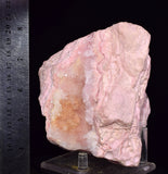 12cms RHODOCHROSITE QUARTZ CRYSTALS PERU  MINERAL SPECIMEN RB696