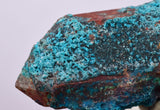 7.9ms QUARTZ CHRYSOCOLLA BOTRYOIDAL TENTADORA MINE PERU MINERAL SPECIMEN CB217