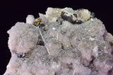 11.4cm RHODOCHROSITE QUARTZ CRYSTALS PERU OLD STOCK MINERAL SPECIMEN RB777