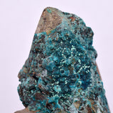 5.6ms QUARTZ CHRYSOCOLLA BOTRYOIDAL TENTADORA MINE PERU MINERAL SPECIMEN CB218