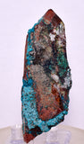 7.9ms QUARTZ CHRYSOCOLLA BOTRYOIDAL TENTADORA MINE PERU MINERAL SPECIMEN CB219