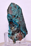 5.6ms QUARTZ CHRYSOCOLLA BOTRYOIDAL TENTADORA MINE PERU MINERAL SPECIMEN CB220