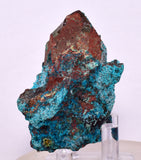 6.3ms QUARTZ CHRYSOCOLLA BOTRYOIDAL TENTADORA MINE PERU MINERAL SPECIMEN CB221