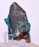 6.3ms QUARTZ CHRYSOCOLLA BOTRYOIDAL TENTADORA MINE PERU MINERAL SPECIMEN CB221