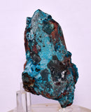 6.9ms QUARTZ CHRYSOCOLLA BOTRYOIDAL TENTADORA MINE PERU MINERAL SPECIMEN CB222