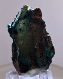 5.6ms QUARTZ CHRYSOCOLLA BOTRYOIDAL TENTADORA MINE PERU MINERAL SPECIMEN CB220