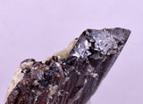 4.3cms RED HUBNERITE QUARTZ CRYSTALS PASTO BUENO PERU VERY OLD STOCK MB239
