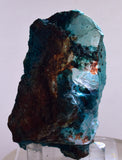6.9ms QUARTZ CHRYSOCOLLA BOTRYOIDAL TENTADORA MINE PERU MINERAL SPECIMEN CB222