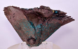 10ms QUARTZ CHRYSOCOLLA BOTRYOIDAL TENTADORA MINE PERU MINERAL SPECIMEN CB224