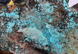 10ms QUARTZ CHRYSOCOLLA BOTRYOIDAL TENTADORA MINE PERU MINERAL SPECIMEN CB224