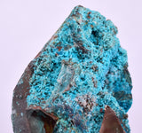 9.5cms QUARTZ CHRYSOCOLLA BOTRYOIDAL TENTADORA MINE PERU MINERAL SPECIMEN CB227