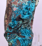 9.5cms QUARTZ CHRYSOCOLLA BOTRYOIDAL TENTADORA MINE PERU MINERAL SPECIMEN CB227