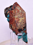 3.6cms QUARTZ CHRYSOCOLLA BOTRYOIDAL TENTADORA MINE PERU MINERAL SPECIMEN CB228