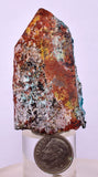 5.5cms QUARTZ CHRYSOCOLLA BOTRYOIDAL TENTADORA MINE PERU MINERAL SPECIMEN CB231