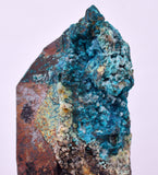 6.6cms QUARTZ CHRYSOCOLLA BOTRYOIDAL TENTADORA MINE PERU MINERAL SPECIMEN CB232