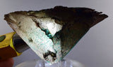 10ms QUARTZ CHRYSOCOLLA BOTRYOIDAL TENTADORA MINE PERU MINERAL SPECIMEN CB224