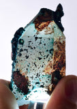 6.6cms QUARTZ CHRYSOCOLLA BOTRYOIDAL TENTADORA MINE PERU MINERAL SPECIMEN CB232