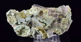 12cms GEM CHRYSOCOLLA INSIDE SELENITE CRYSTAL LILY MINE PERU TB178