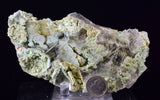 12cms GEM CHRYSOCOLLA INSIDE SELENITE CRYSTAL LILY MINE PERU TB178