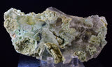 12cms GEM CHRYSOCOLLA INSIDE SELENITE CRYSTAL LILY MINE PERU TB178