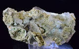 12cms GEM CHRYSOCOLLA INSIDE SELENITE CRYSTAL LILY MINE PERU TB178