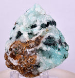 5.2cms DRUZY CHRYSOCOLLAATACAMITE PERU COPPER 2000 DISCOVERY DB120