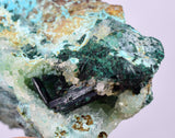 4.8cms DRUZY CHRYSOCOLLA ATACAMITE PERU COPPER 2000 DISCOVERY DB122