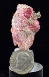 3.4cms RHODOCHROSITE QUARTZ CRYSTAL RHOMBOHEDRAL MINIATURE RB703