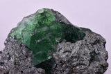 6.4cms GREEN FLUORITE  SPHALERITE CRYSTALS  PERU MILPO ATACOCHA PERU KB91